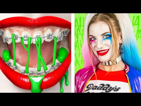 İneklikten Güzelliğe Gelin Harley Quinn / TikTok'tan Hilelerle Ekstrem Makyaj