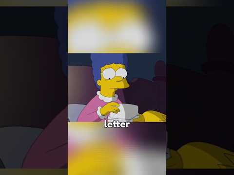 Marge wrote a mysterious letter ✉️ 😰😱😰 #shorts #shortsviral #thesimpsons #simpsons #simpsonsshorts