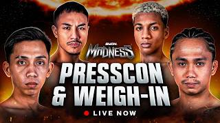 WEIGH IN & PRESS CONFERENCE BYON MADNESS “AMAN KOBOI VS SUNGOKONG”