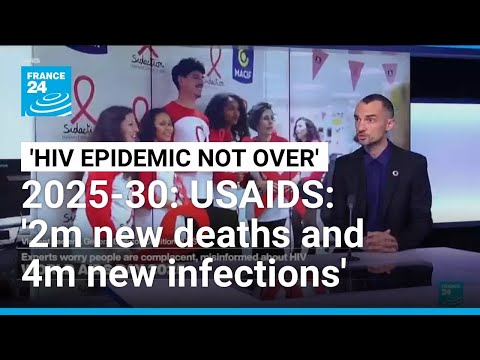 YouTube video thumbnail: Trump, Musk's Dismantling of USAID Dealt a Heavy 'Blow for HIV Response' Worldwide