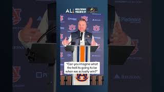 Head coach Alex Golesh on meeting with players about the future of Auburn. #wareagle