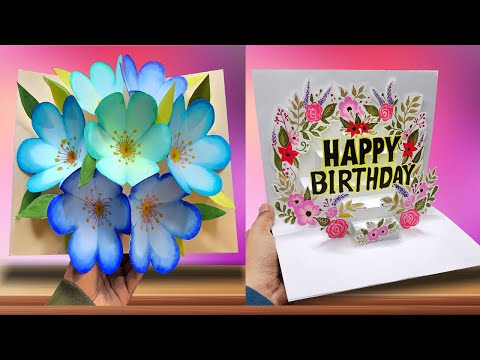 2 DIY - Happy Birthday Card •  Easy Pop Up Birthday Special Card