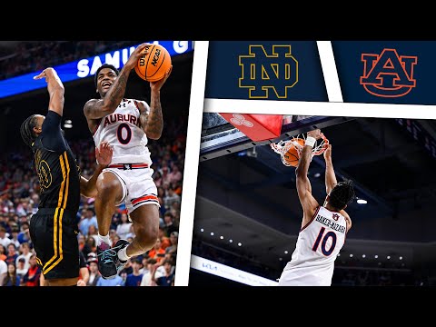 Auburn beats Notre Dame 83-59 in Game 1 of the Legends Classic in New York