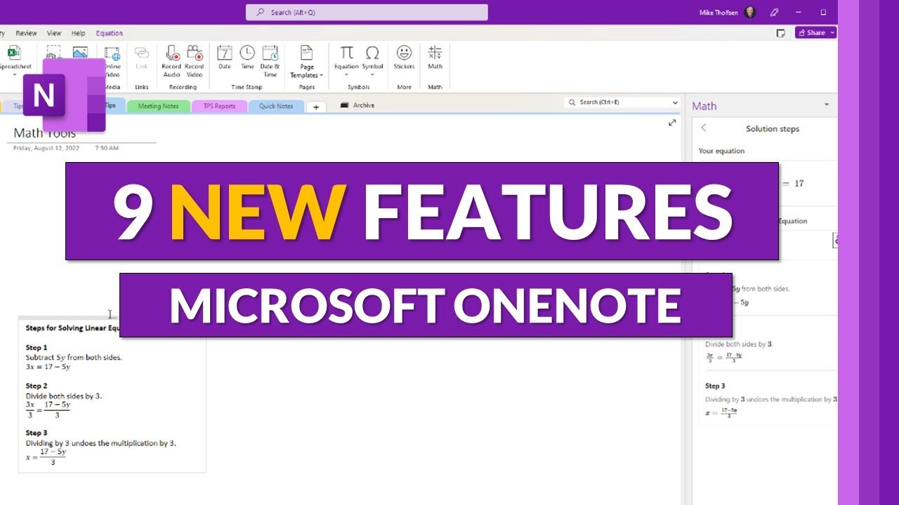 Microsoft OneNote New Features 