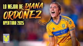 🐯🇲🇽🏆 ¡Lo mejor de Diana Ordóñez en el Apertura 2025! | ¡Un gol que valió un título y mucha potencia!