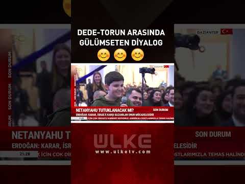 Cumhurbaşkanı Erdoğan ve torunu arasında tebessüm ettiren diyalog😊 #shorts