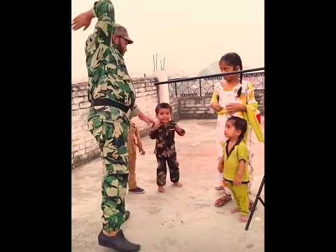 மிரளவிட்ட ராணுவ வீரர் 💥 பாகிஸ்தான் வீரர் சொன்ன வார்த்தை 😮 India - Pakistan Soldier ❤️ #shortsfeed