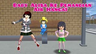 Baby Alisa Ke Pemandian Air Hangat | Drama Sakura School Simulator