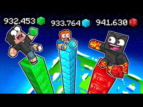 Quem faz a torre mais alta no Minecraft!