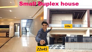 22x45 House Map | 22x45 Duplex House Plan | Compact Duplex Houses | Small Modern House | Small House