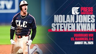 Steven Kwan, Nolan Jones React After Guardians WALK-OFF Win Over Mariners