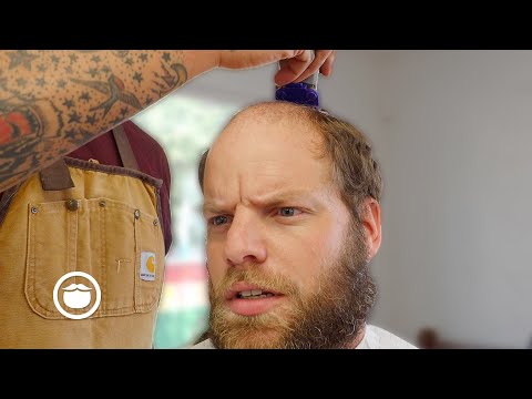 Thinning Hair Man Finally Gets Buzzcut