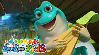 Cinco Pequenos Sapos - Músicas Infantis Divertidas - Canções infantis - LooLoo Kids Português