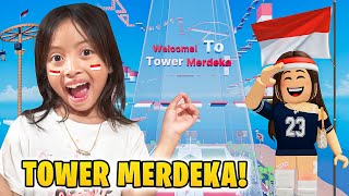 PANJAT PINANG DI ROBLOX !! TOWER NKRI CHALLANGE VIRAL BARENG LEIKA [ ROBLOX INDONESIA ]