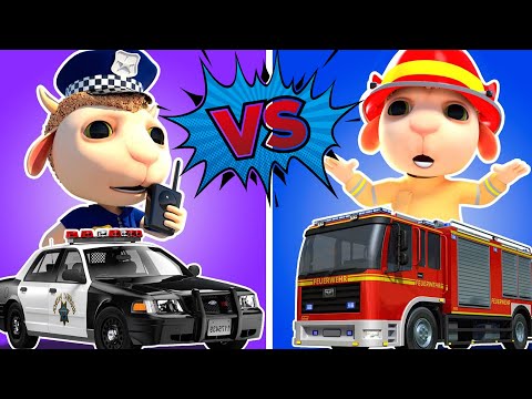 Policeman + Fireman | Cartoons for Kids | Dolly and Friends Cartoon