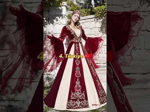 Top 10 Most Beautiful 😍 Traditional Dress From Different Countries #shorts #ytshorts