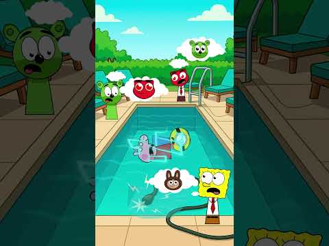 Who put cable in water? | Peppa Pig Gummy Bear Minion | Incredibox Sprunki #sprunki #incredibox