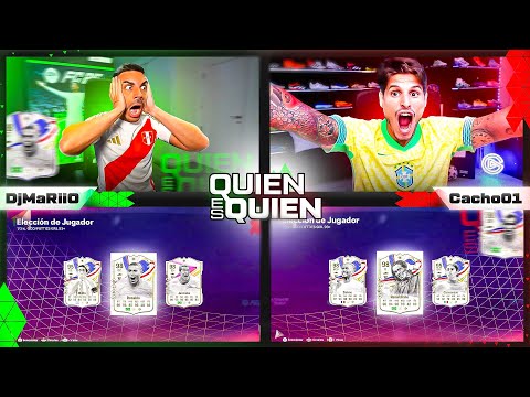 QUIEN ES QUIEN SOLO CON ICONOS +93 !!! DjMaRiiO vs CACHO EA FC 24