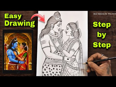 Drawing Shiva to Celebrate Shivratri