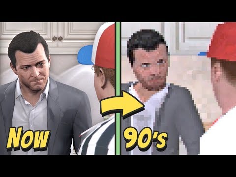 GTA 5 But with 90's GRAPHICS