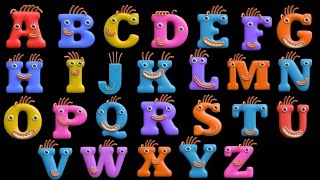 ABC Song A–Z 🎵 | Learn Alphabet with Colors, Shapes & Fun Cartoons | Nursery Rhymes for Toddlers