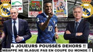 🚨MBAPPÉ DANS LA LÉGENDE 🔥/ LE REAL A FAIT UNE LISTE DE 4 INDÉSIRABLES ❌/ OBJECTIF 13 JUILLET AU REAL