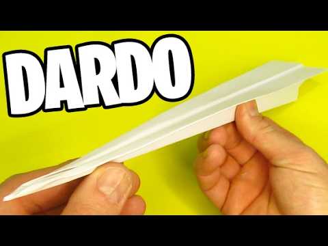 SORPRENDE a tus AMIGOS con este AVION DARDO de PAPEL | Origami Facil