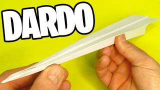 SORPRENDE a tus AMIGOS con este AVION DARDO de PAPEL | Origami Facil