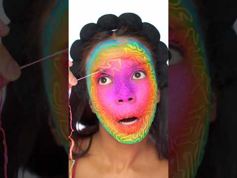 Squiggly Latex Makeup Tutorial 🎨😍