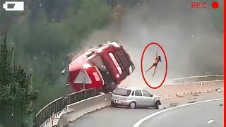 10 Shocking Dashcam Moments You Wouldn't Believe If Not Filmed! #1