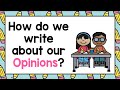 Opinion Writing and Pets
