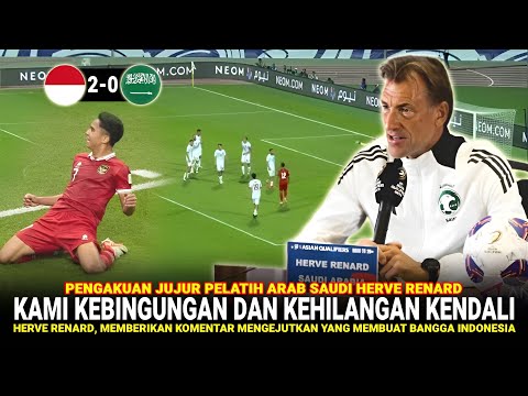 🔴BIKIN INDONESIA BANGGA!! Herve Renard Tiba-tiba CELETUK Begini Usai Pertandingan Indo vs Arab Saudi