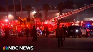 YouTube video thumbnail: At Least Three People Killed in Helicopter Crash Near Los Angeles