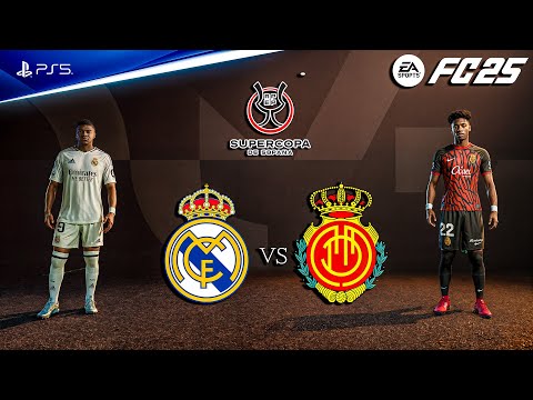 FC 25 - Real Madrid vs Mallorca Ft. Mbappe, Vini jr, | Supercopa de España Semi Final | PS5™ [4K60]