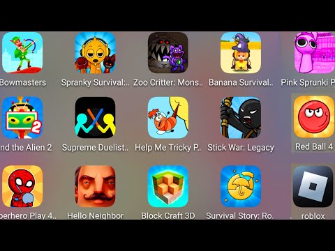 Help Me Tricky Puzzle,Spranky Survival 456,Pink Splanki's Prison,Block Craft 3D,PvZ Fusion,Roblox...