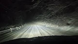 Snowstorm drive back to Tide, Pa December 2025