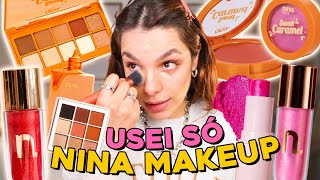 TESTEI NINA MAKEUP e me SURPREENDI! 