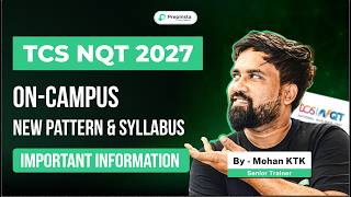 TCS On-Campus 2027 New Hiring Pattern 🔥 | Latest Syllabus, Rounds & Complete Prep Guide