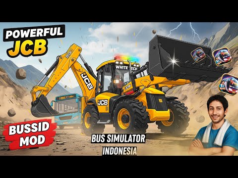 🔥Realistic JCB MOD in Bus Simulator Indonesia – Must-Try This MOD