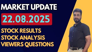 22.08.2025 Share Market Update| Stock Analysis, Results, Dividends and Important Data |MMM|TAMIL