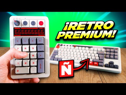 ESTE es el TECLADO MÁS RETRO DEL MUNDO 8bitdo retro mechanical keyboard en ESPAÑOL