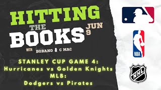 MLB, NBA, NHL Betting | MLB, NBA, NHL Picks & Predictions | Hitting The Books - Tuesday, June 9
