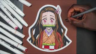 How to Draw Nezuko | Demon Slayer Easy Drawing Tutorial