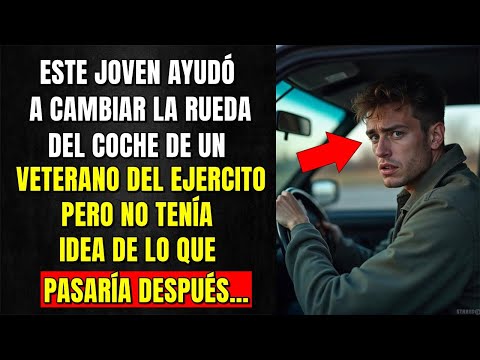 Joven Ayudó A Cambiar La Rueda De Un Anciano Veterano. Pero No Imaginó Que Esto Pasaría.