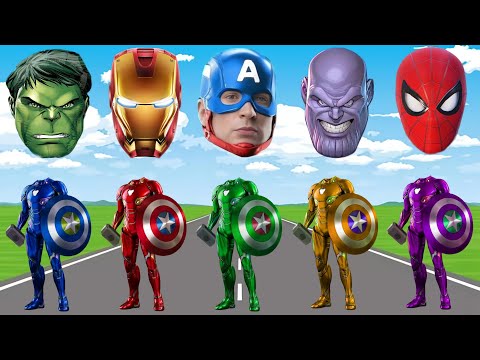 TEBAK GAMBAR TOP SUPERHERO I AVENGERS, CAPTAIN AMERICA, SPIDER MAN, IRON MAN, HULK, VENOM, MARVEL