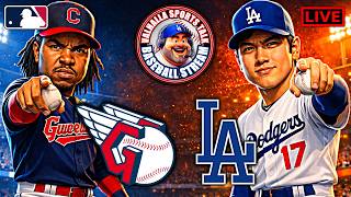 ⚾ Los Angeles Dodgers vs Cleveland Guardians LIVE 🔴 | MLB LIVE STREAM | Watch Party & Play-By-Play
