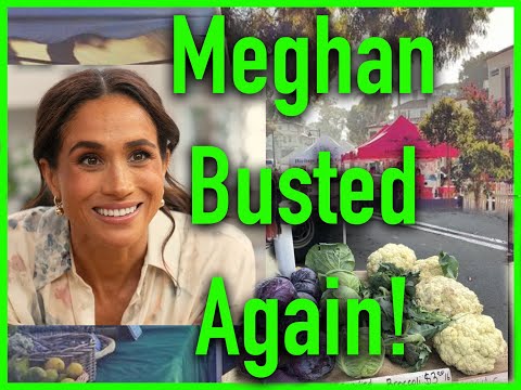 MEGHAN BUSTED FOR LIES RE KIDS SELLING VEG AT MONTECITO FARMERS MARKET - OR CLEVER STRATEGY?