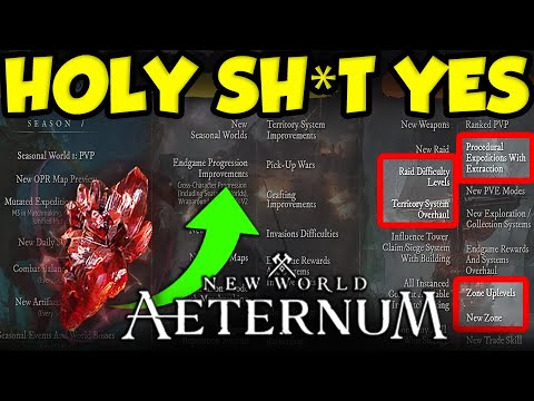 NEW WORLD AETERNUM MIGHT BECOME THE BEST MMO WITH THESE UPDATES!