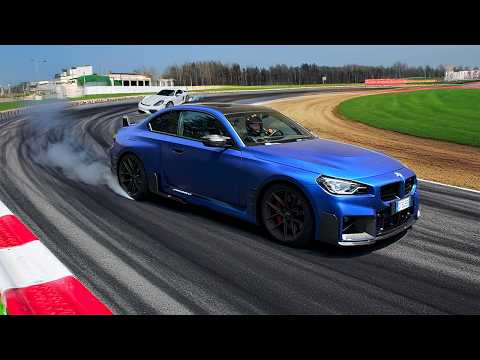 BMW M2 vs. PORSCHE GT4: PRIMA VOLTA IN PISTA con @IvanGiussani