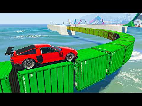 GTA 5 🐷 PERCORSO INFINITO !!! PARKOUR DLC CAR !!!